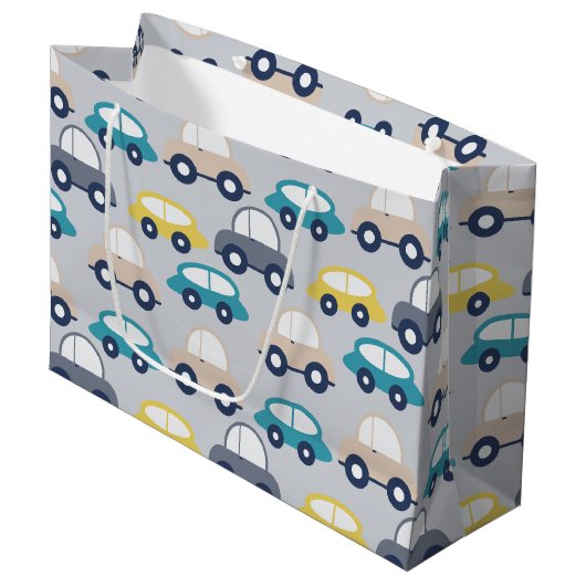 Retro-auto's Groot Cadeauzakje (Voorkant Gekanteld)