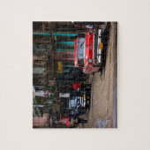 Retro-auto's op straat in Havana Legpuzzel (Verticaal)