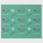 Retro - autowrakken cadeaupapier (Vlak)