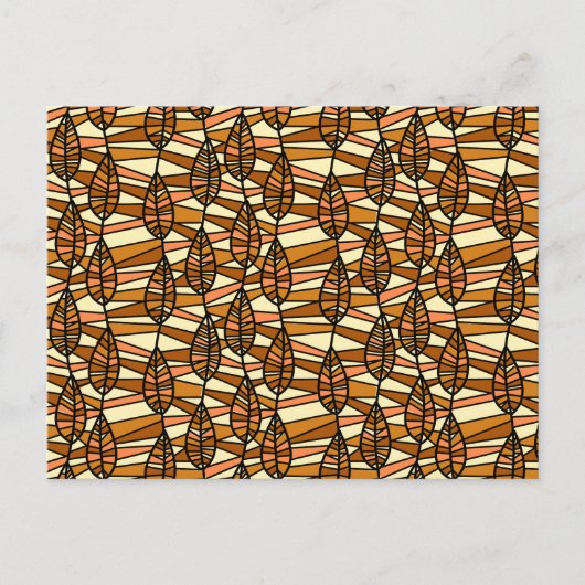 Retro Autumn Briefkaart (Voorkant)