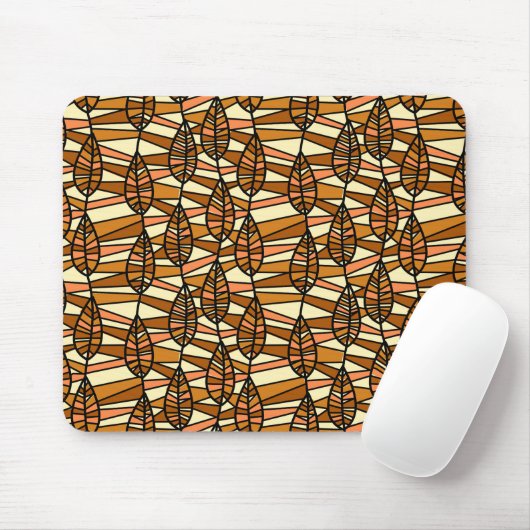 Retro Autumn Mousepad Muismat (Met muis)
