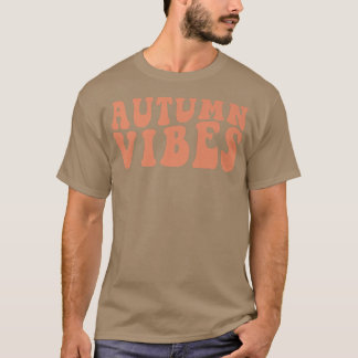 Retro Autumn Vibes Hallo Autumn Happy Herfst Thank T-shirt