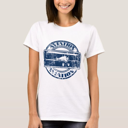 Retro Aviation Art T-shirt (Voorkant)