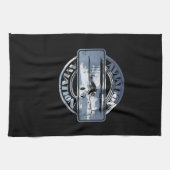 Retro Aviation Badge Theedoek (Horizontaal)