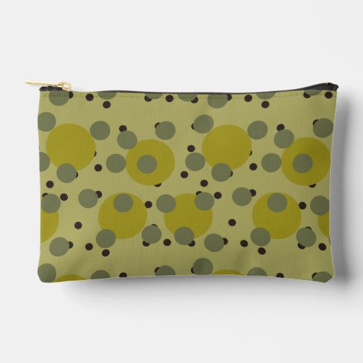 Retro Avocado Droom 1970s Atomaire Cirkels Etui (Voorkant)
