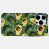 Retro Avocado Stoere iPhone 16 Pro Max Hoesje (Achterkant (horizontaal))