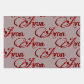 Retro Avon Christmas Inpakpapier Vel (Voorkant)