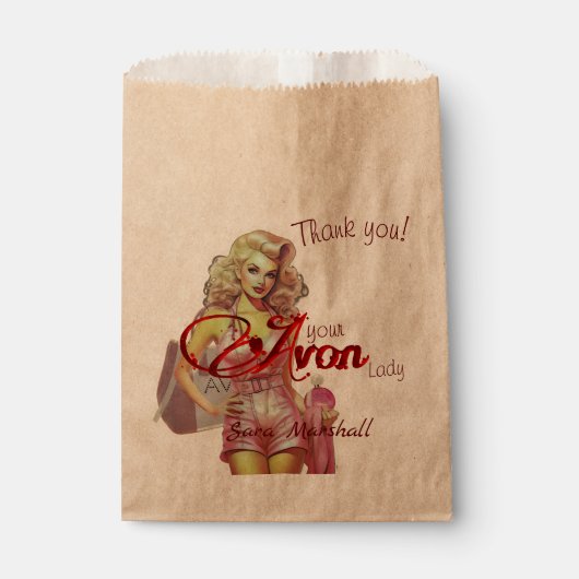 Retro Avon Dank u Bedankzakje (Voorkant)