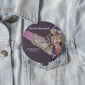 Retro Avon Representative Visitekaartje Ronde Button 4,0 Cm (In situ)