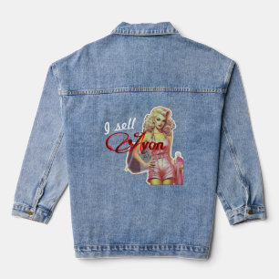 Retro Avon-vertegenwoordiger Denim Jacket