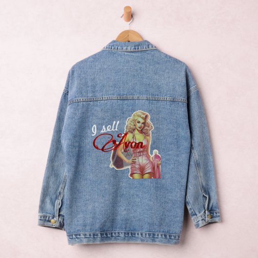 Retro Avon-vertegenwoordiger Denim Jacket (Hangar)