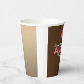 Retro Avon-vertegenwoordiger Papieren Bekers (Rechts)