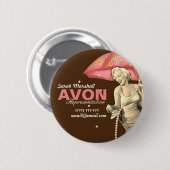 Retro Avon-vertegenwoordiger Ronde Button 5,7 Cm (Voorkant /achterkant)