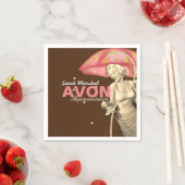 Retro Avon-vertegenwoordiger Servet (Insitu)