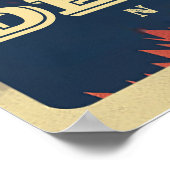 Retro Avontuur in Death Valley (Nationaal Park) Poster (Hoek)