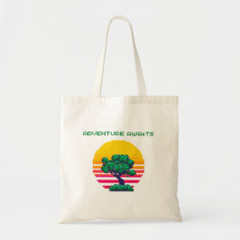 Retro Avontuur Wacht op Gamer Tote Bag