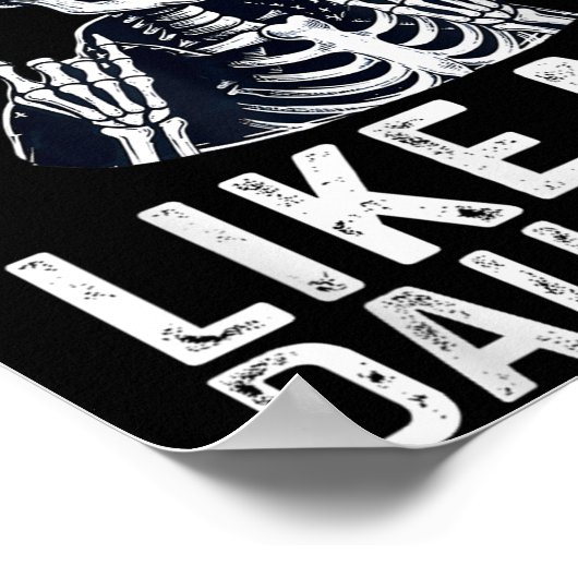 Retro Awesome Like My Daughter Funny Dad Parents D Poster (Hoek)