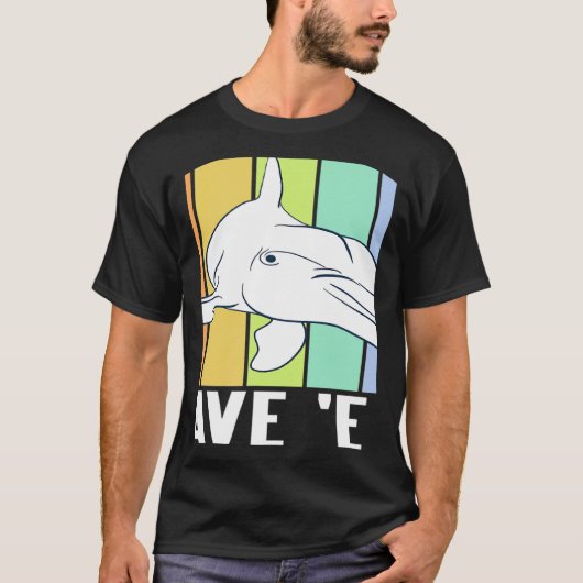 Retro Awesome Save 'Em Dolphins Marine  Present T-shirt (Voorkant)