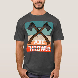 Retro ax gooien bijl cadeau t-shirt