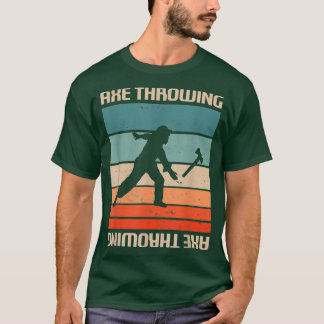 Retro Ax Throwing Player 2 T-shirt
