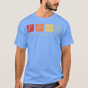 Retro Ax Throwing Target Cool sport Ax T T-shirt
