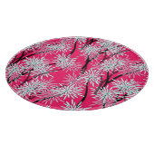 Retro Aziatisch bloemetjesbehang. Snijplank (Hoek)