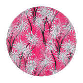 Retro Aziatisch bloemetjesbehang. Snijplank (Voorkant)