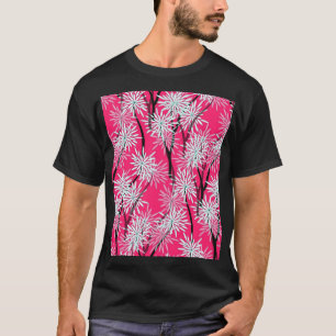 Retro Aziatisch bloemetjesbehang. T-shirt