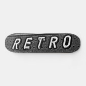 Retro - B&W Persoonlijk Skateboard (Horizontaal)