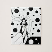 Retro-baanmodel, Art Deco-Mode Legpuzzel (Verticaal)