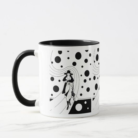 Retro-baanmodel,  Art Deco-Mode Mok (Links)