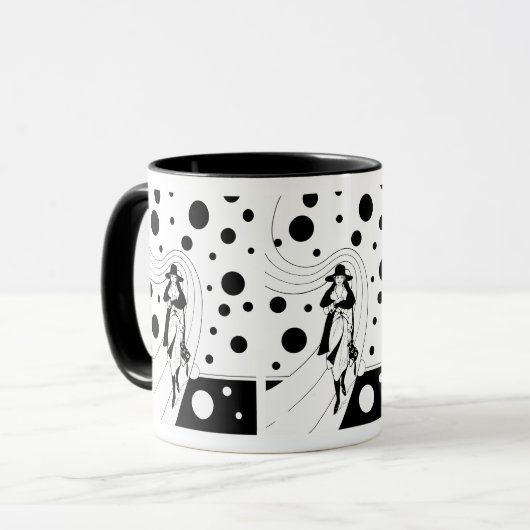 Retro-baanmodel, Art Deco-Mode Mok (Voorkant links)