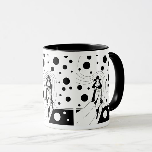 Retro-baanmodel,  Art Deco-Mode Mok (Voorkant rechts)