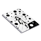 Retro-baanmodel,  Art Deco-Mode Notitieboek (Rechterzijde)