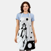 Retro-baanmodel,  Art Deco-Mode Schort (Gedragen)