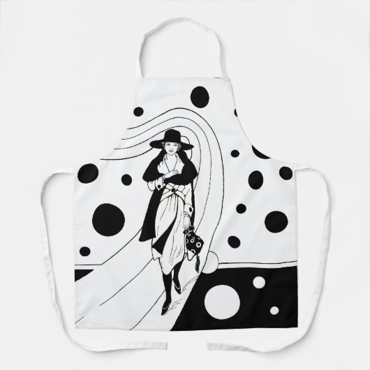 Retro-baanmodel,  Art Deco-Mode Schort (Voorkant)