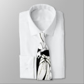 Retro-baanmodel,  Art Deco-Mode Stropdas (Gebonden)