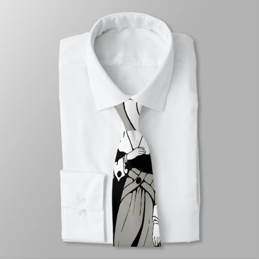 Retro-baanmodel, Art Deco-Mode Stropdas (Gebonden)