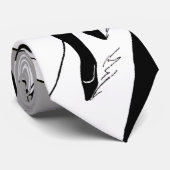 Retro-baanmodel,  Art Deco-Mode Stropdas (Opgerold)