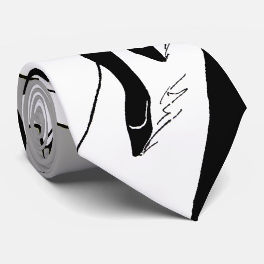 Retro-baanmodel,  Art Deco-Mode Stropdas (Opgerold)