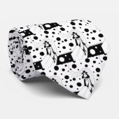 Retro-baanmodel, Art Deco-Mode Stropdas (Opgerold)