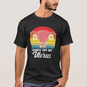 Retro baarmoeder ondersteuning Hysterectomie herst T-shirt
