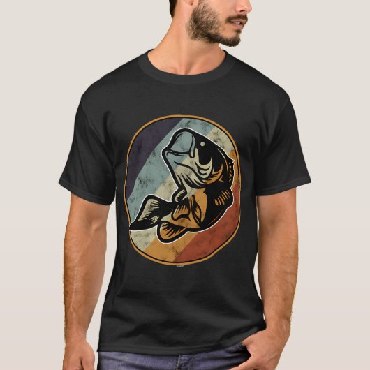 Retro Baars Vis T-shirt (Voorkant)