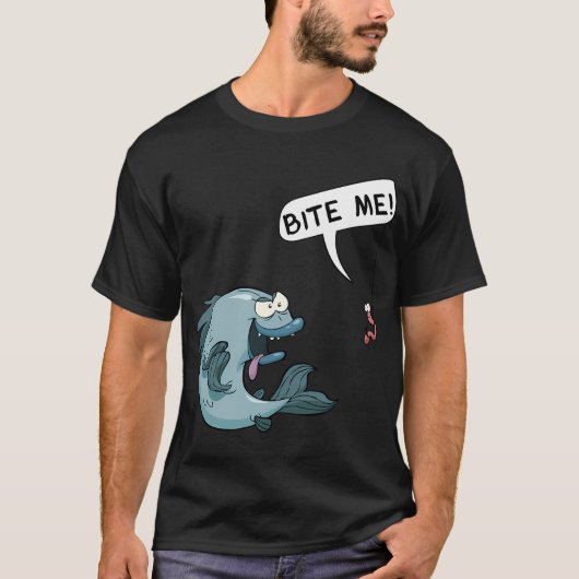 retro baars vissen t-shirt (Voorkant)