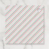 Retro Baby het is koud Buiten Dank u Bedankjes Labels (Achterkant)