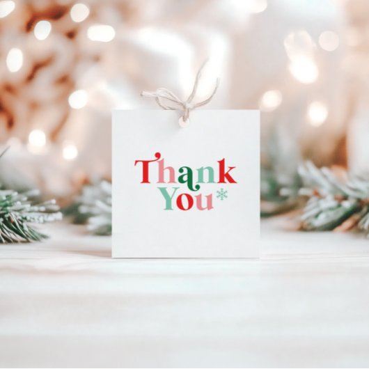 Retro Baby het is koud Buiten Dank u Bedankjes Labels