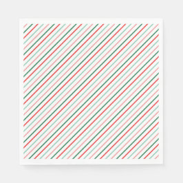 Retro Baby Het is koud buiten kerststrepen Servet