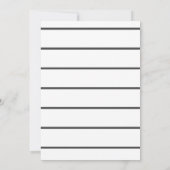 Retro Baby is Baby shower koffieparen Kaart (Achterkant)