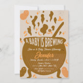 Retro Baby is de Uitnodiging van de Partij van het (Voorkant)