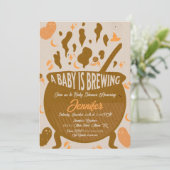 Retro Baby is de Uitnodiging van de Partij van het (Staand voorkant)